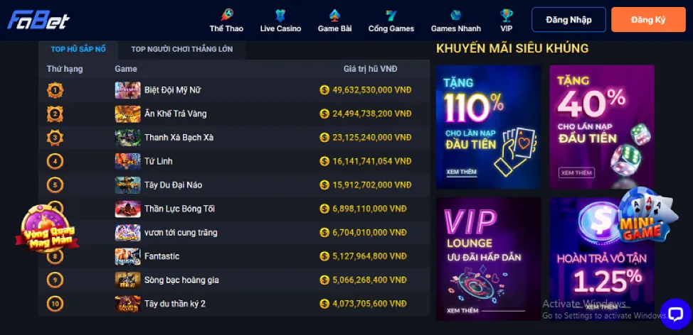 Hình ảnh tổng hợp các môn thể thao đa dạng tại 69 Win VN