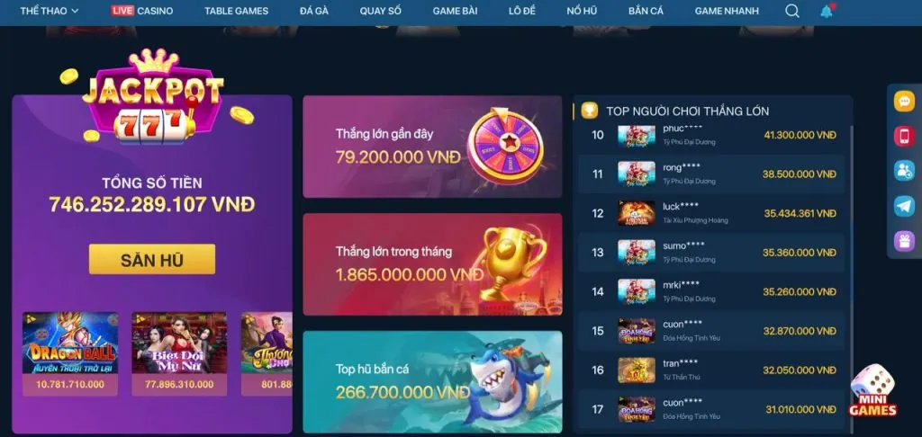 Hình ảnh tổng hợp các trò chơi đa dạng tại 69 Win VN